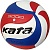 Мяч волейбольный "Kata", PU 2.5, 280 гр, клееный, бут.кам, C33282